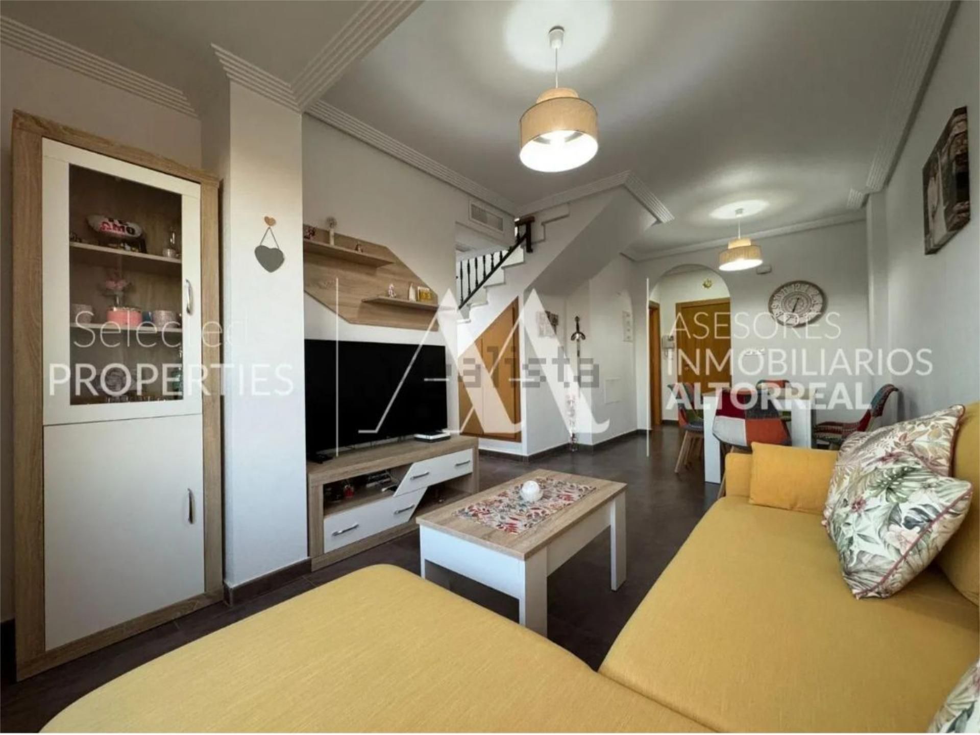 Living room of Attic for sale in  Murcia Capital  with Air Conditioner, Heating and Terrace