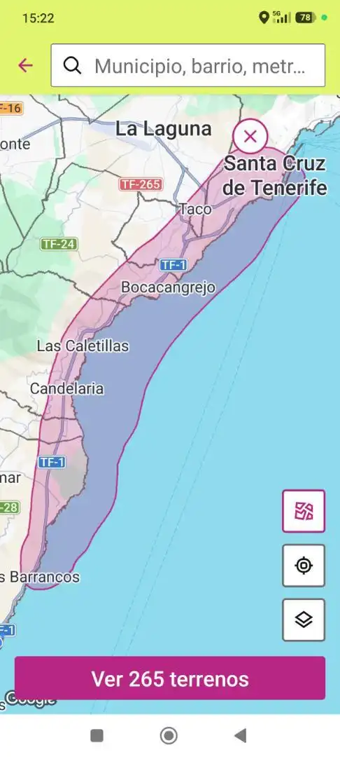 Land for sale in Güímar