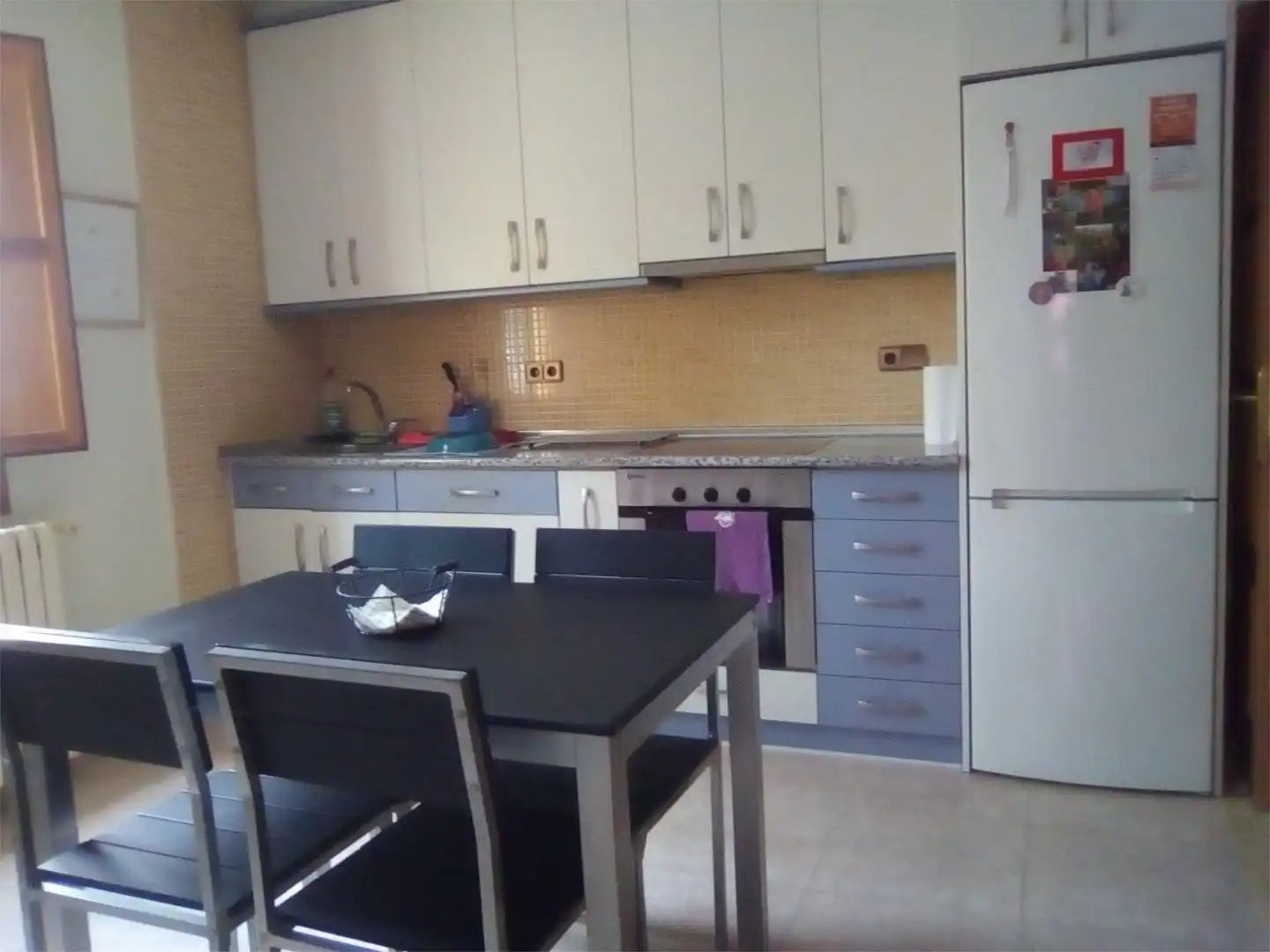 Küche von Wohnung zur untervermieten in Zaragoza mit Klimaanlage, Heizung und Parkett
