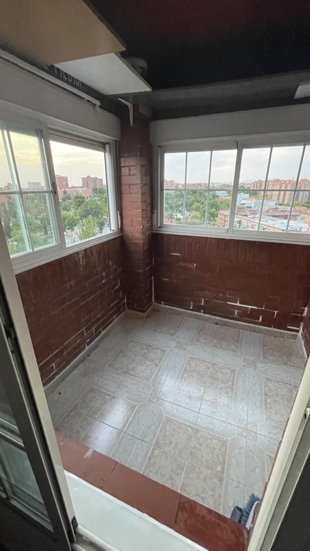 Balcony of Flat for share in  Madrid Capital  with Heating, Private garden and Parquet flooring