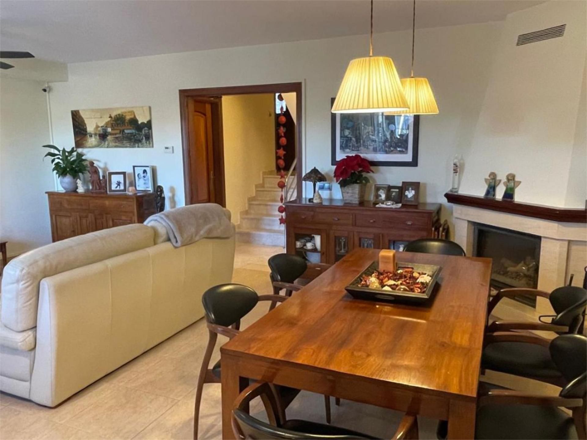 Dining room of Single-family semi-detached for sale in Sant Vicenç de Montalt  with Air Conditioner, Terrace and Balcony