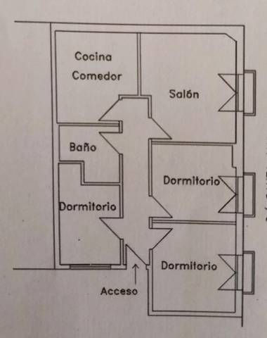 Piso en Alquiler en Santa Ana Kalea, 30 en Soraluze / Plasencia de las Armas