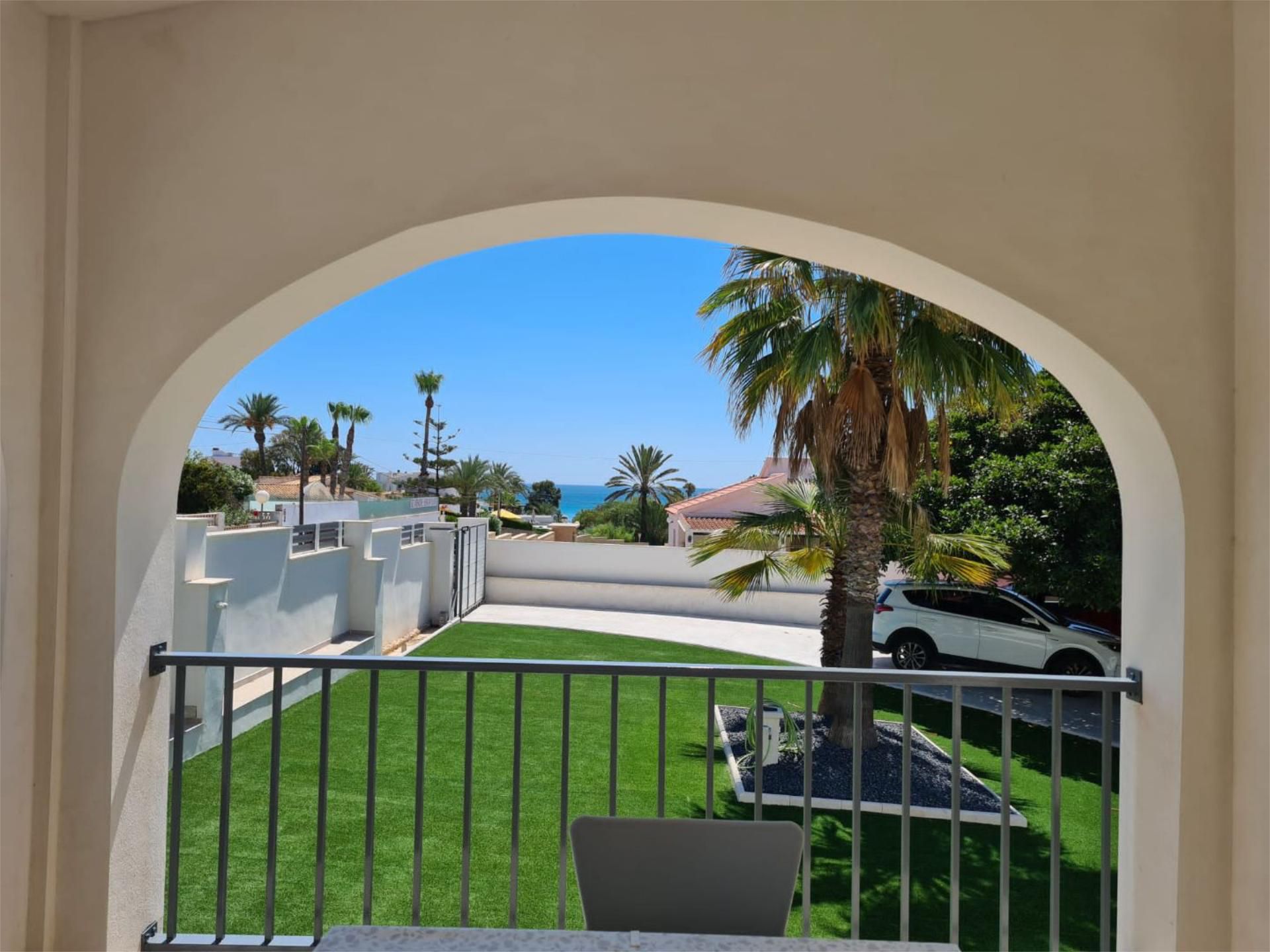 House or chalet for rent in Calle los Geraneos, 8, Playa Flamenca Garden of House or chalet for rent in Orihuela with Air Conditioner, Private garden and Terrace