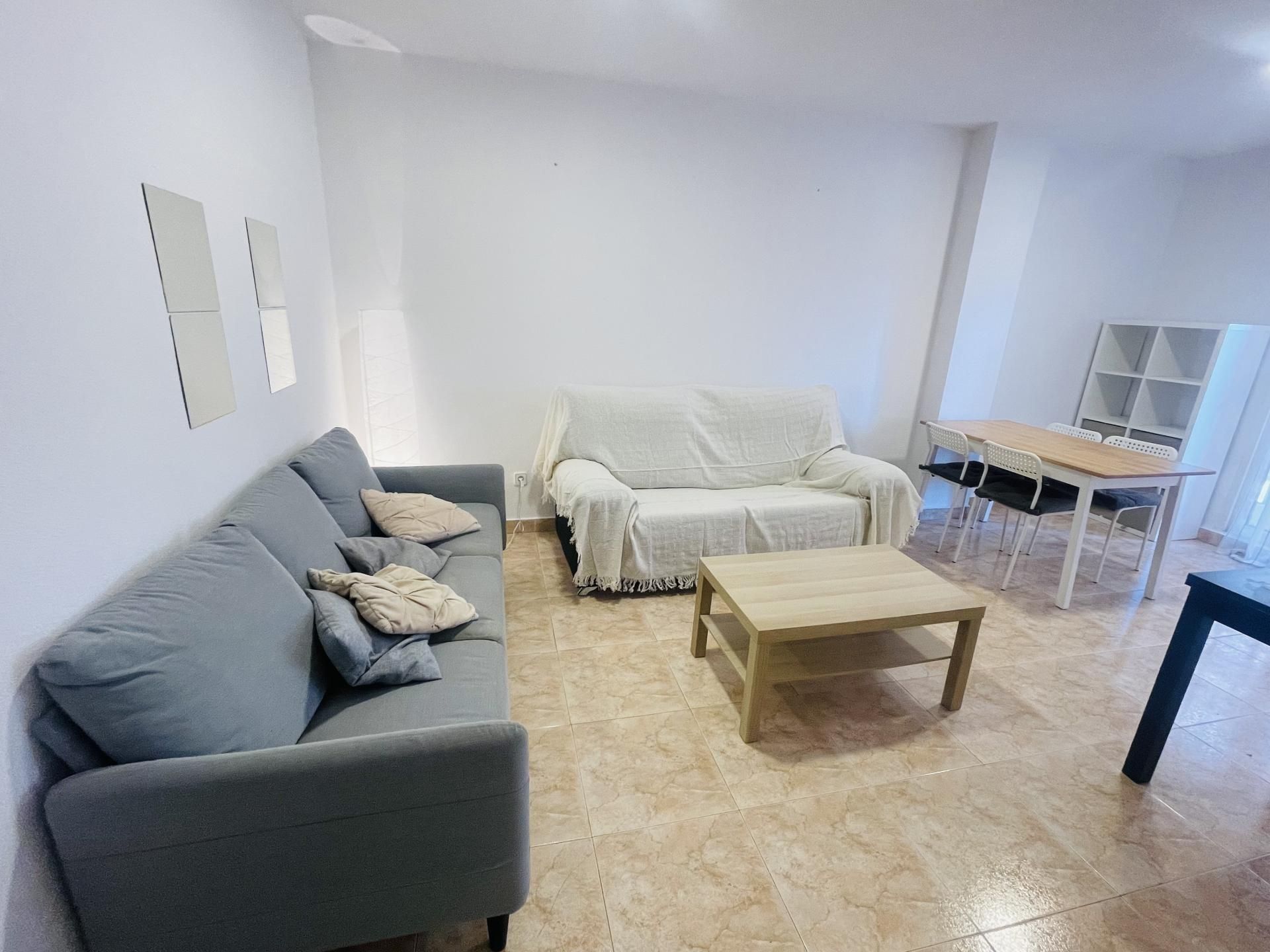 Piso de alquiler en Ronda Sur, 22, Ronda Sur Sala de estar de Piso de alquiler en Murcia Capital con Aire acondicionado, Terraza y Trastero