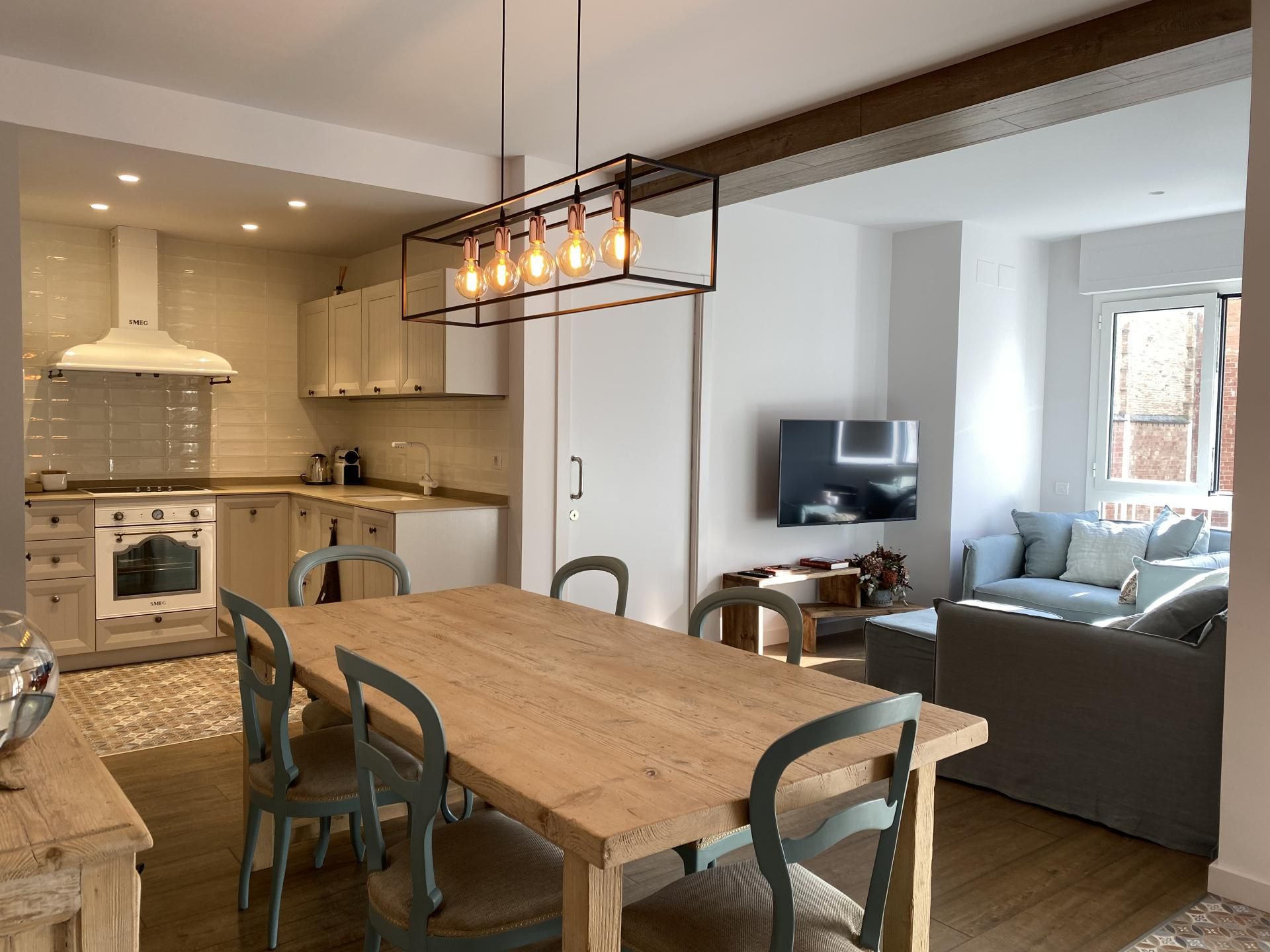 Esszimmer von Wohnung zum Verkauf in  Barcelona Capital mit Klimaanlage, Terrasse und Balkon