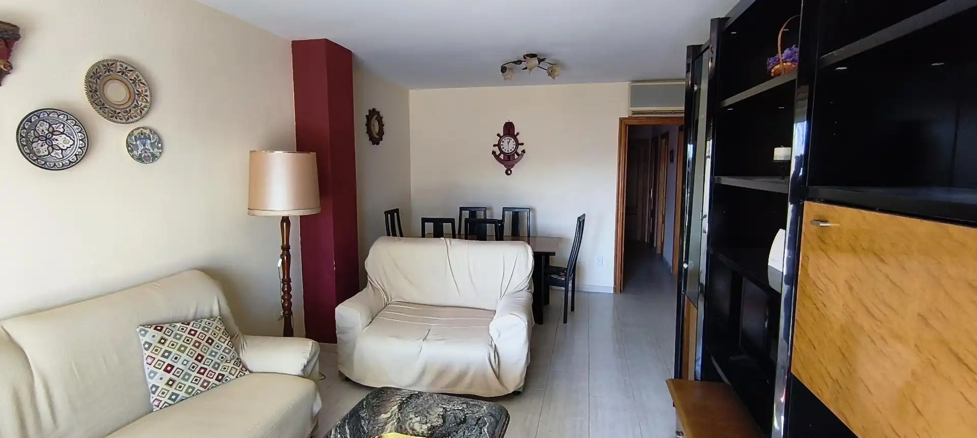 Sala de estar de Apartamento en venta en La Pobla de Farnals con Aire acondicionado, Terraza y Piscina