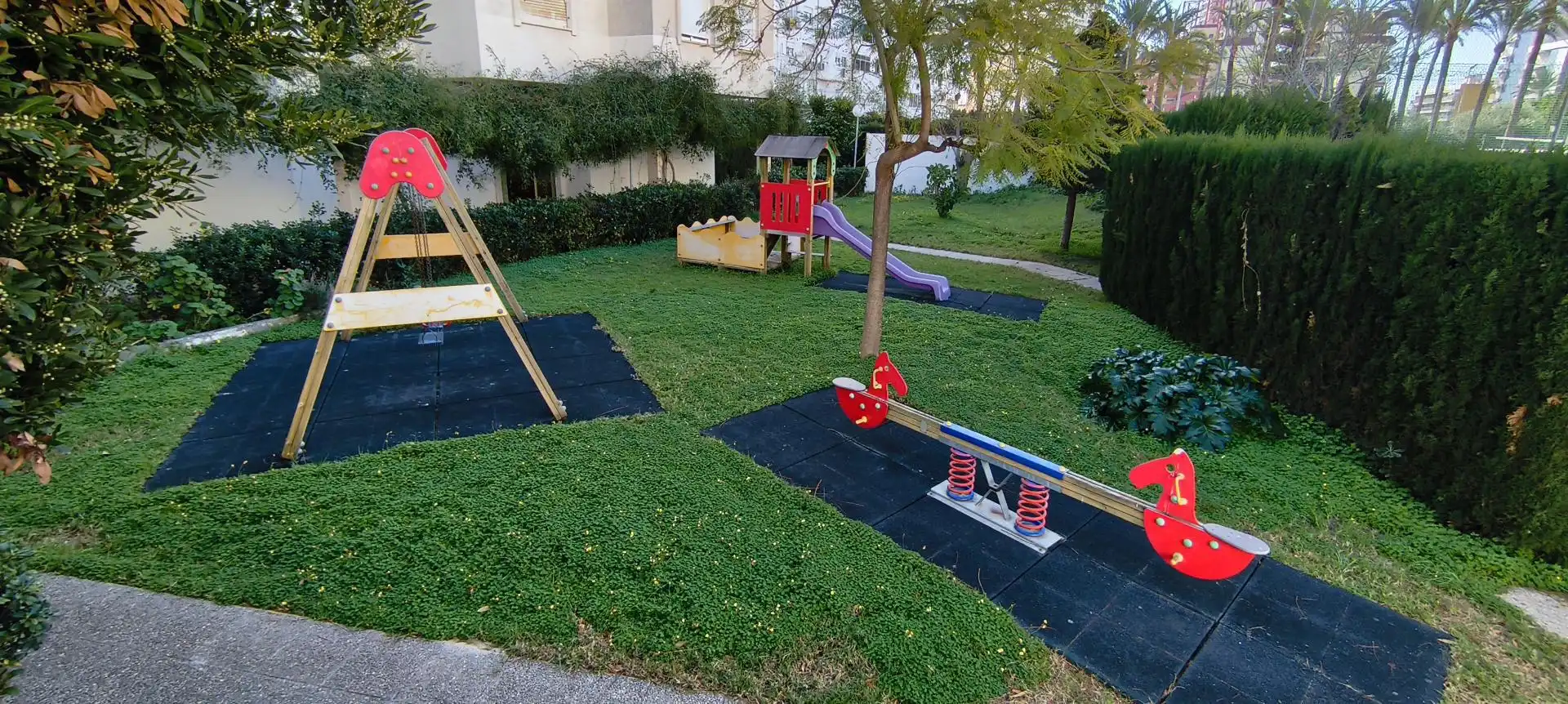 Jardín de Apartamento en venta en La Pobla de Farnals con Aire acondicionado, Terraza y Piscina