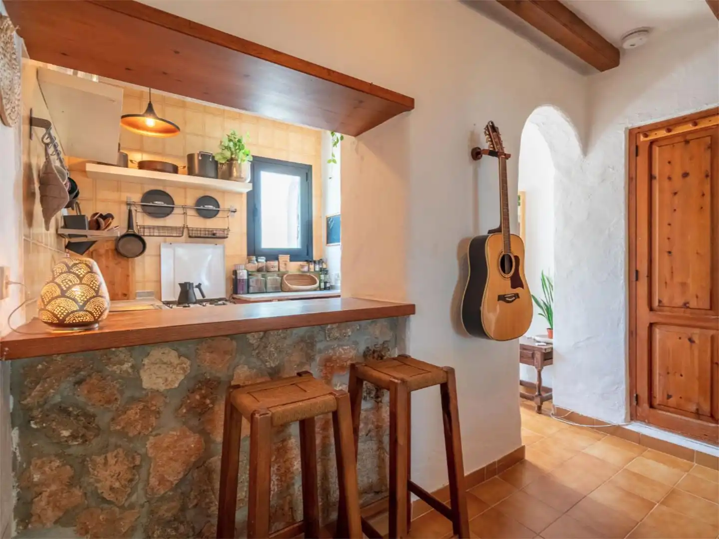 Wohnung zum Verkauf in Carrer del Mestral, 17, Santa Eulària Küche von Wohnung zum Verkauf in Santa Eulària des Riu mit Klimaanlage, Heizung und Möbliert