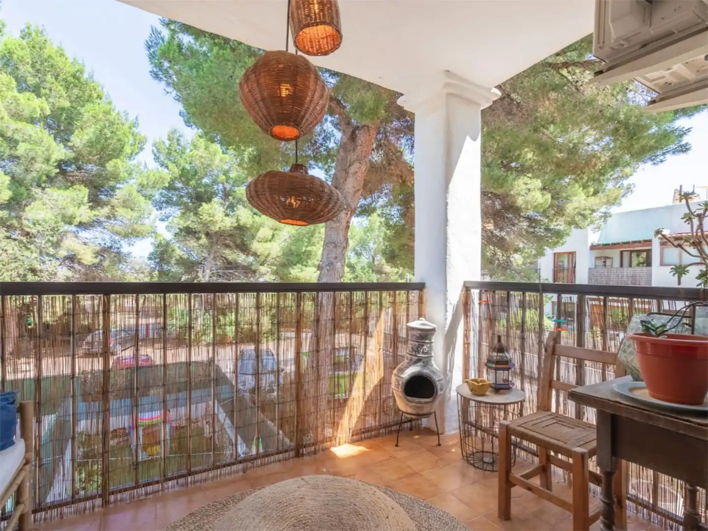 Wohnung zum Verkauf in Carrer del Mestral, 17, Santa Eulària Terrasse von Wohnung zum Verkauf in Santa Eulària des Riu mit Klimaanlage, Heizung und Möbliert