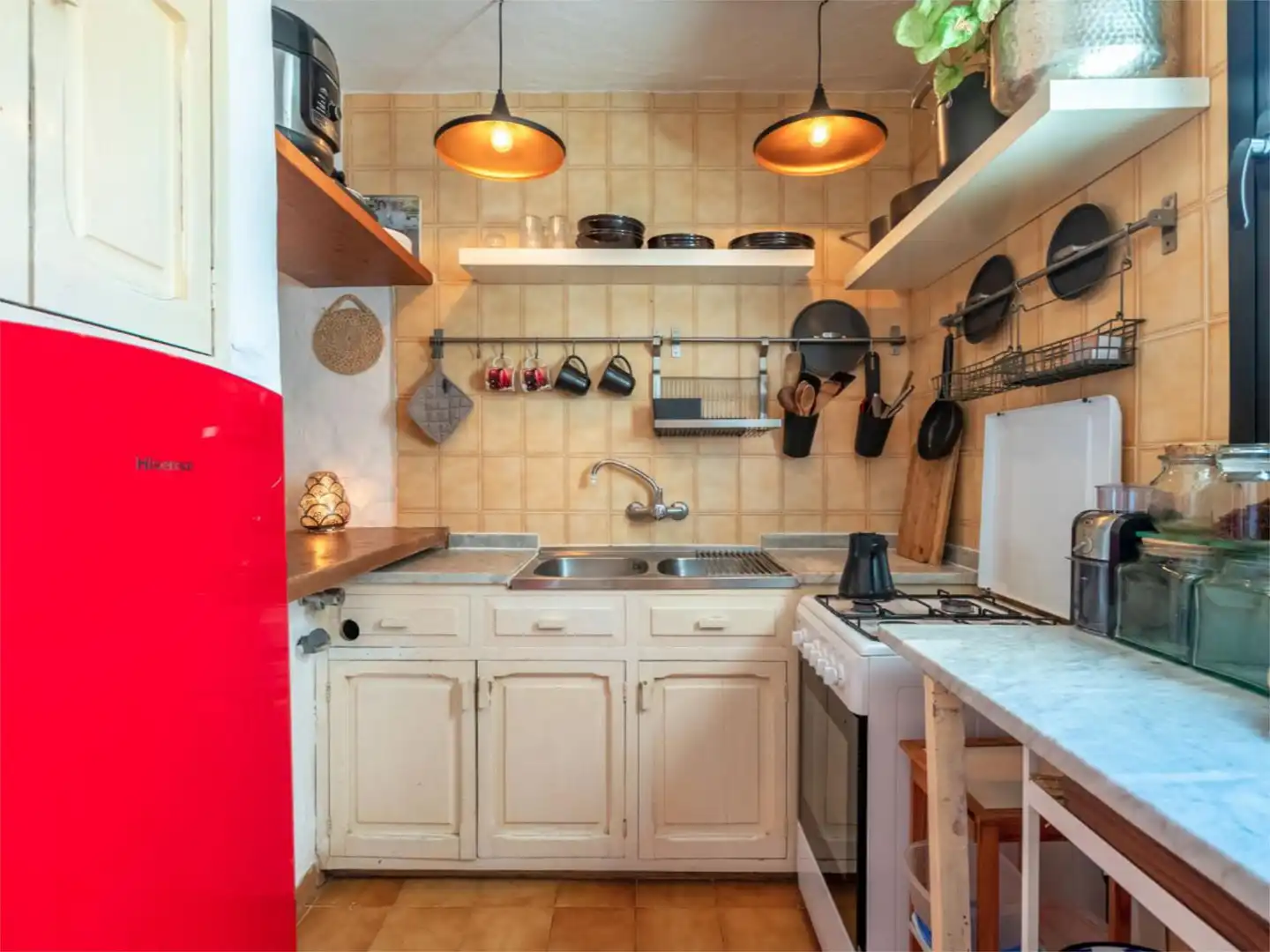 Wohnung zum Verkauf in Carrer del Mestral, 17, Santa Eulària Küche von Wohnung zum Verkauf in Santa Eulària des Riu mit Klimaanlage, Heizung und Möbliert