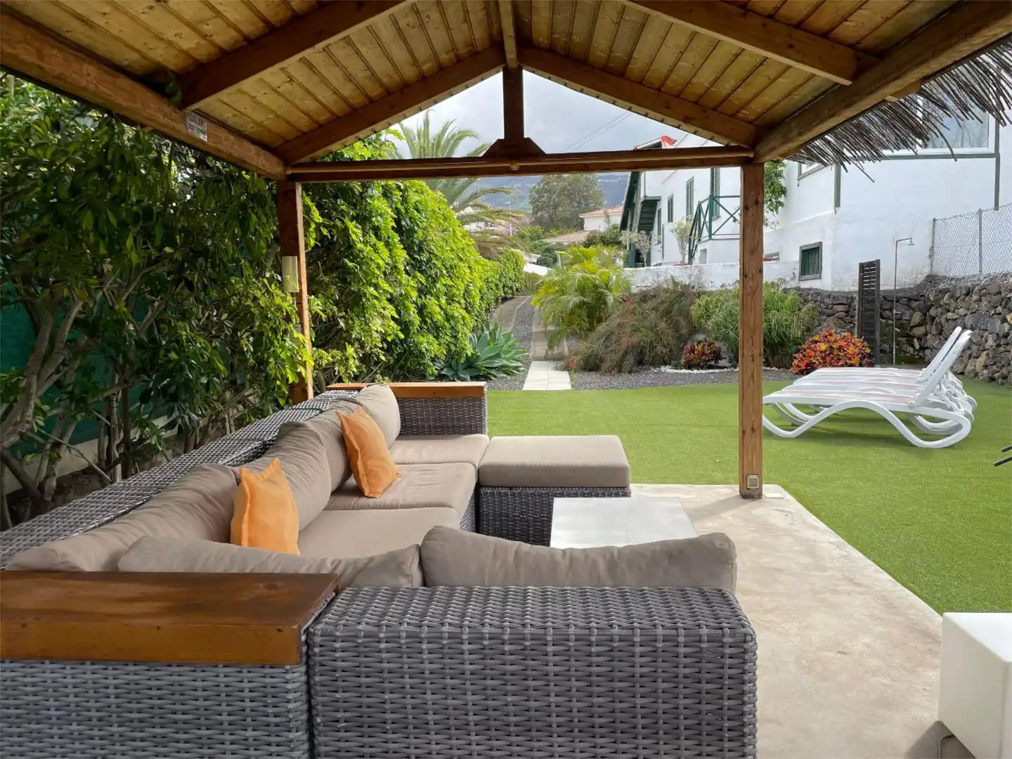Terrace of Flat for rent in Puerto de la Cruz  with Private garden, Parquet flooring and Terrace