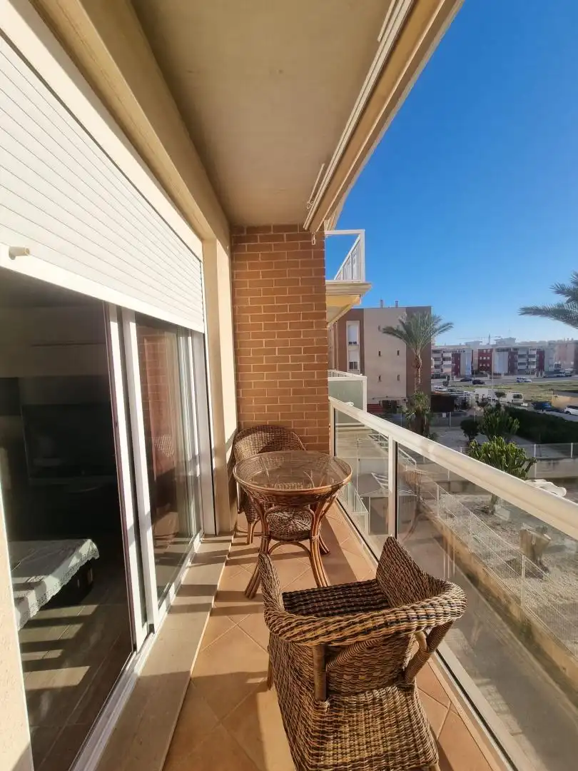 Flat for rent in Paseo de las Acacias, 26, Las Lomas - Las Yucas Balcony of Flat for rent in Águilas with Air Conditioner, Terrace and Furnished