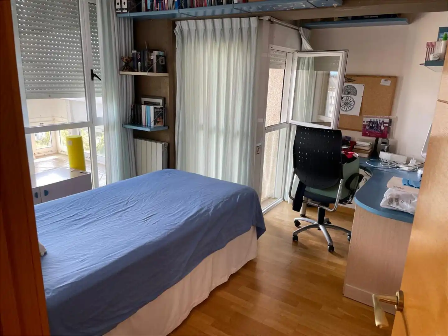 Habitació a Carrer del Músic Hipòlit Martínez, 16, Camí de Vera Dormitori de Dúplex per a compartir en Valencia amb Aire condicionat, Calefacció i Jardí privat