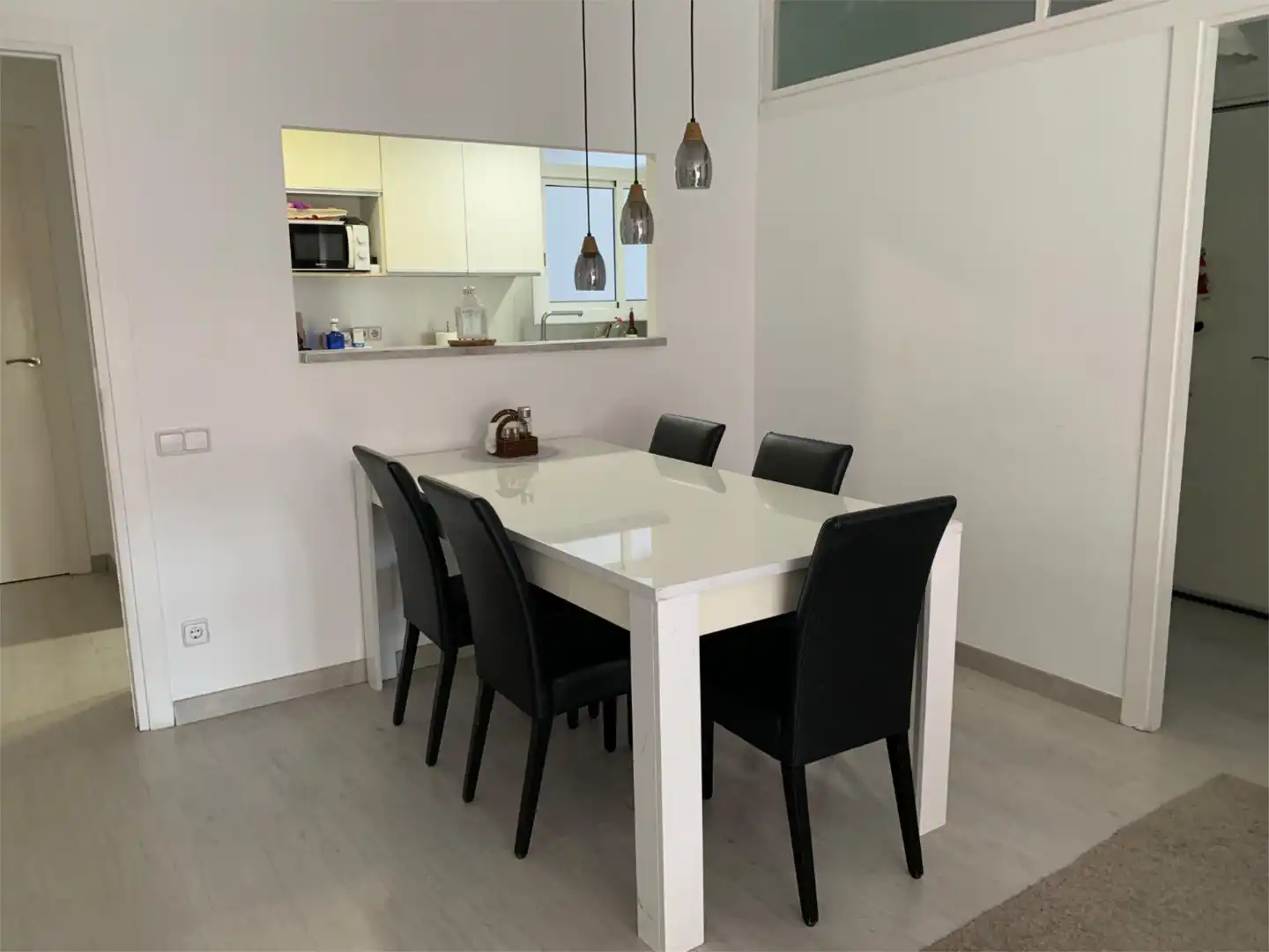 Dining room of Flat for sale in Sant Feliu de Llobregat  with Air Conditioner, Heating and Parquet flooring