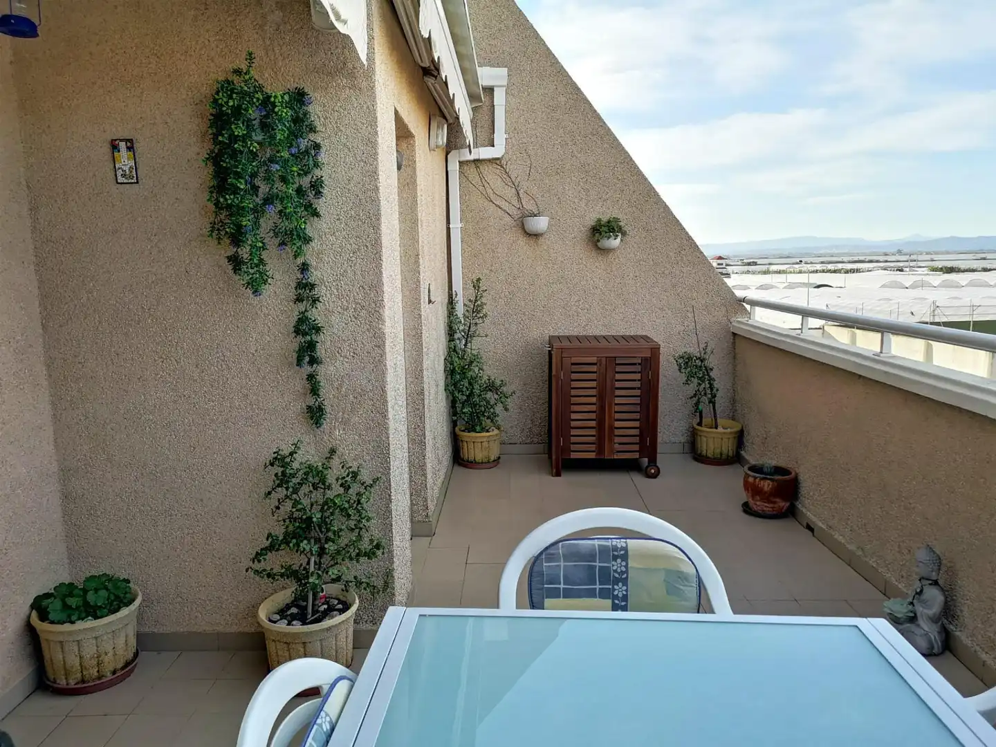 Wohnungen zur Miete in Carrer del Llobarro, 9, El Perellonet Terrasse von Wohnungen zur Miete in Valencia mit Klimaanlage, Heizung und Privatgarten