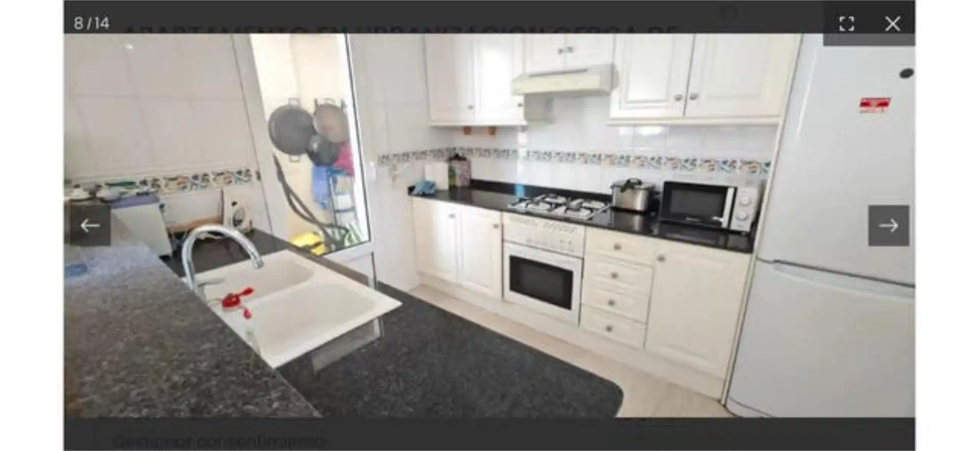 Apartamento en venta en Les Bassetes - El Marjal Cocina de Apartamento en venta en Dénia con Terraza y Piscina