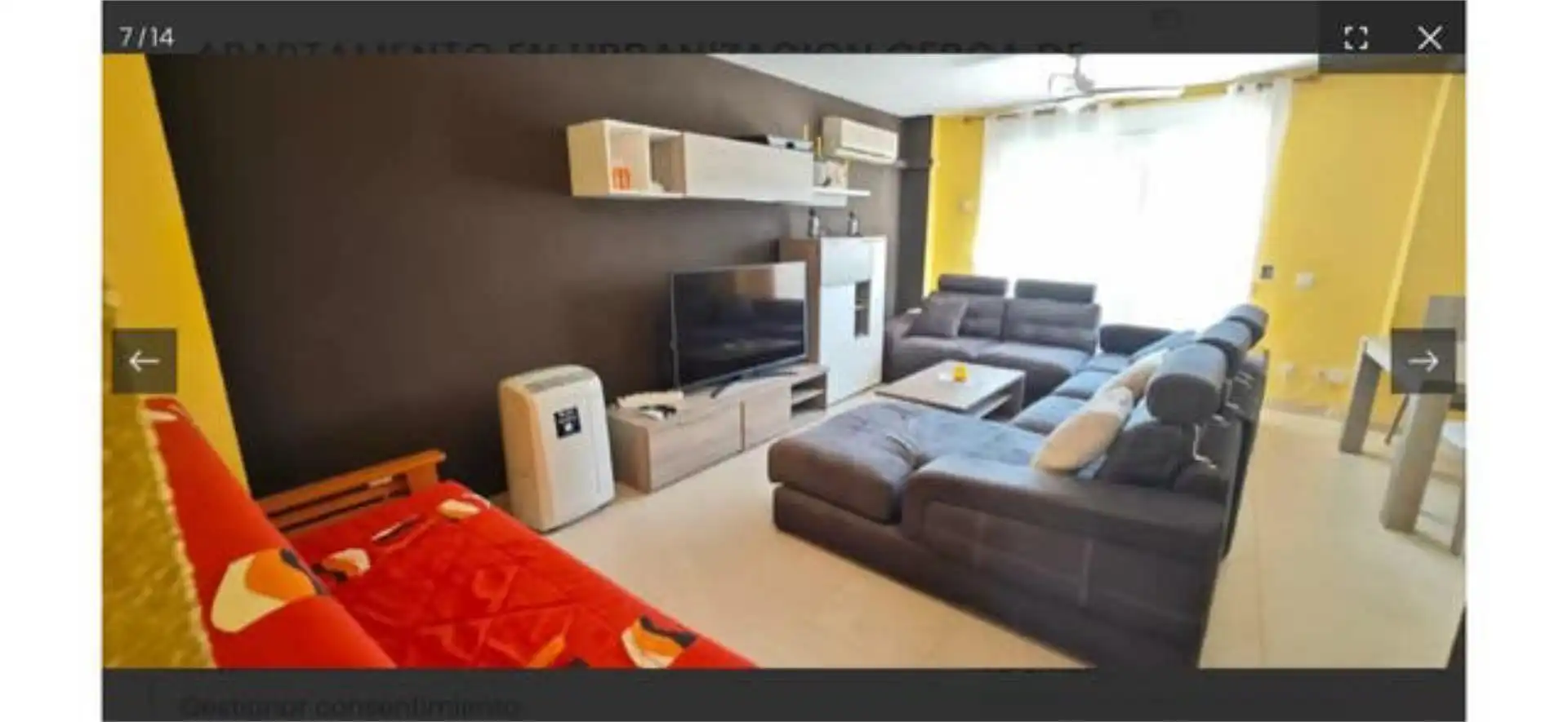 Apartamento en venta en Les Bassetes - El Marjal Sala de estar de Apartamento en venta en Dénia con Terraza y Piscina