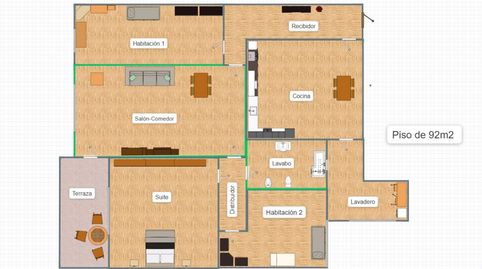 Foto 5 de Piso en venta en Carretera D'esplugues, 223, El Pedró, Cornellà de Llobregat