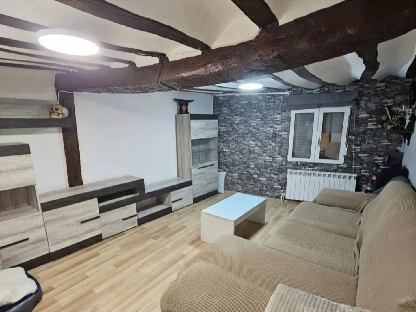 Living room of Detached homes for sale in Pancorbo  with Heating, Parquet flooring and Storage room