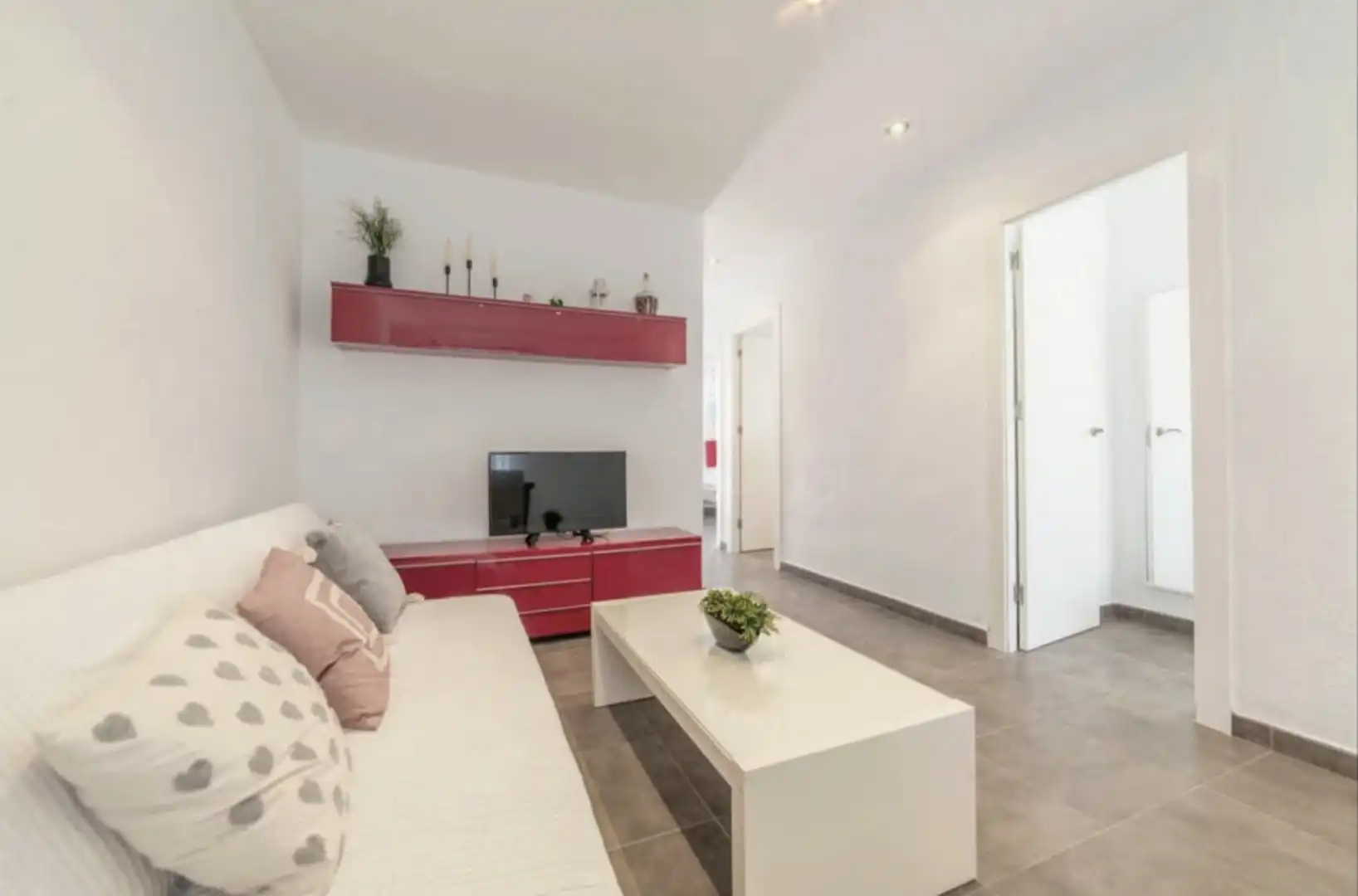 Einfamilien-Reihenhaus zum Verkauf in Calle Tarragona, 38, Santiago de la Ribera Wohnzimmer von Einfamilien-Reihenhaus zum Verkauf in San Javier mit Privatgarten, Terrasse und Möbliert
