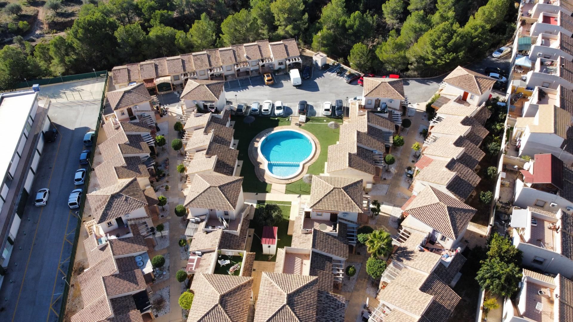 Exterior view of Flat for sale in La Nucia  with Air Conditioner, Private garden and Terrace