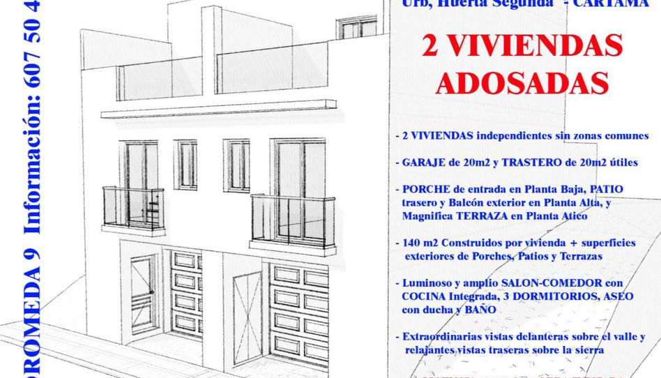 Casa adosada en venta en Calle Andrómeda, 9, Cártama pueblo, Cártama - imagen 1 Foto 1 de Casa adosada en venta en Calle Andrómeda, 9, Cártama pueblo, Cártama