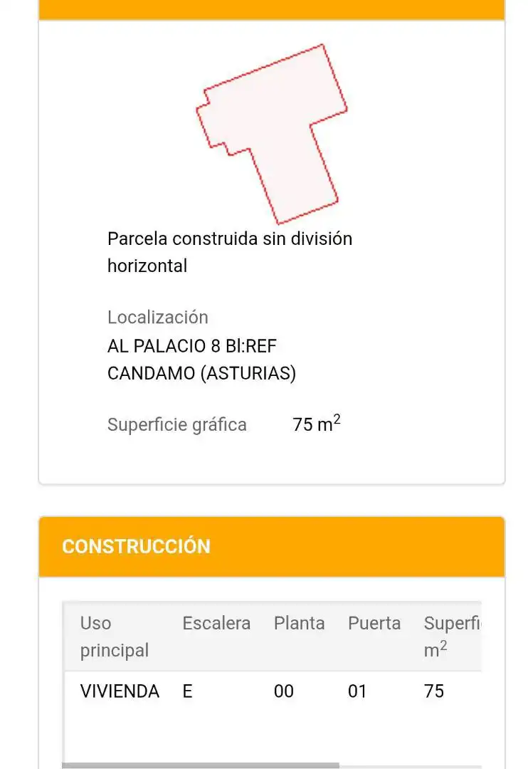 Aparcament de Casa o xalet en venda en Candamo