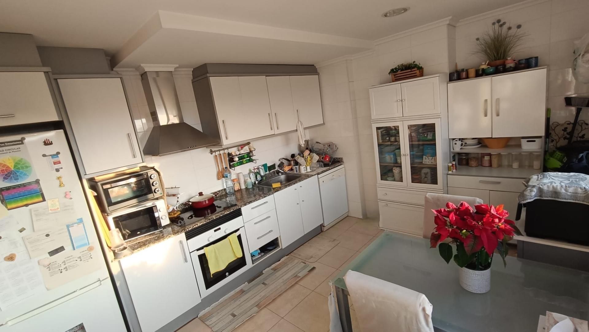 Cocina de Ático de alquiler en Almazora / Almassora con Aire acondicionado, Amueblado y Horno