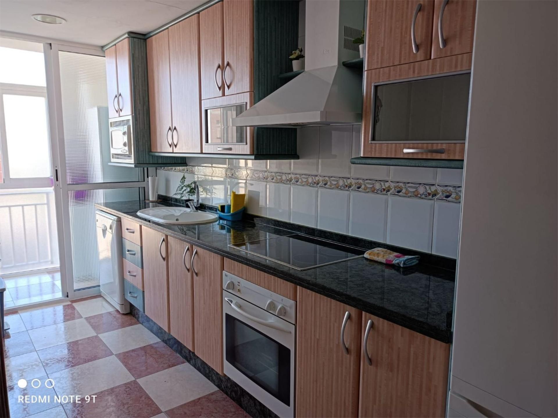 Kitchen of Flat for sale in  Granada Capital  with Air Conditioner and Terrace