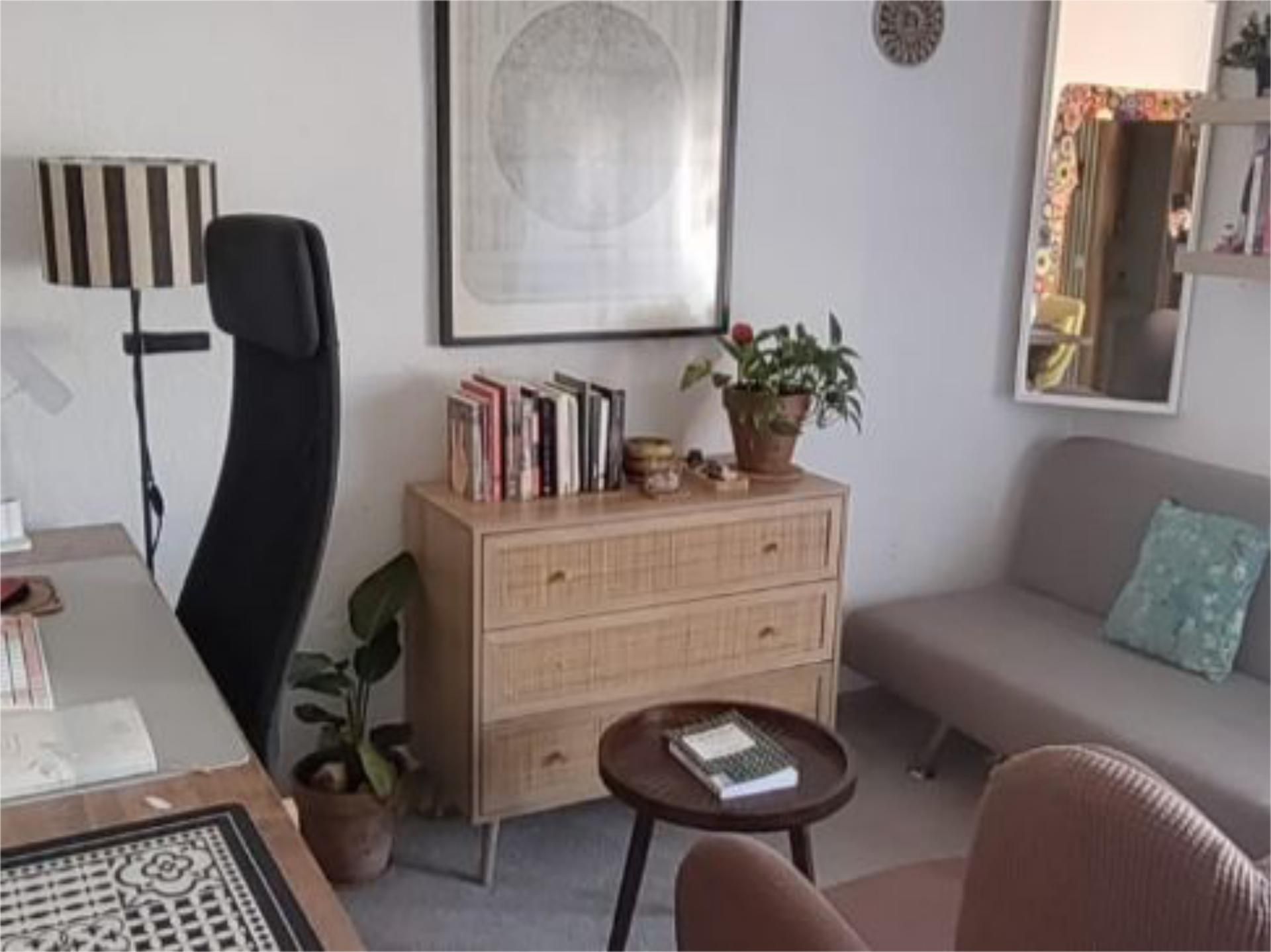 Sala d'estar de Pis de lloguer en  Madrid Capital amb Aire condicionat, Calefacció i Moblat