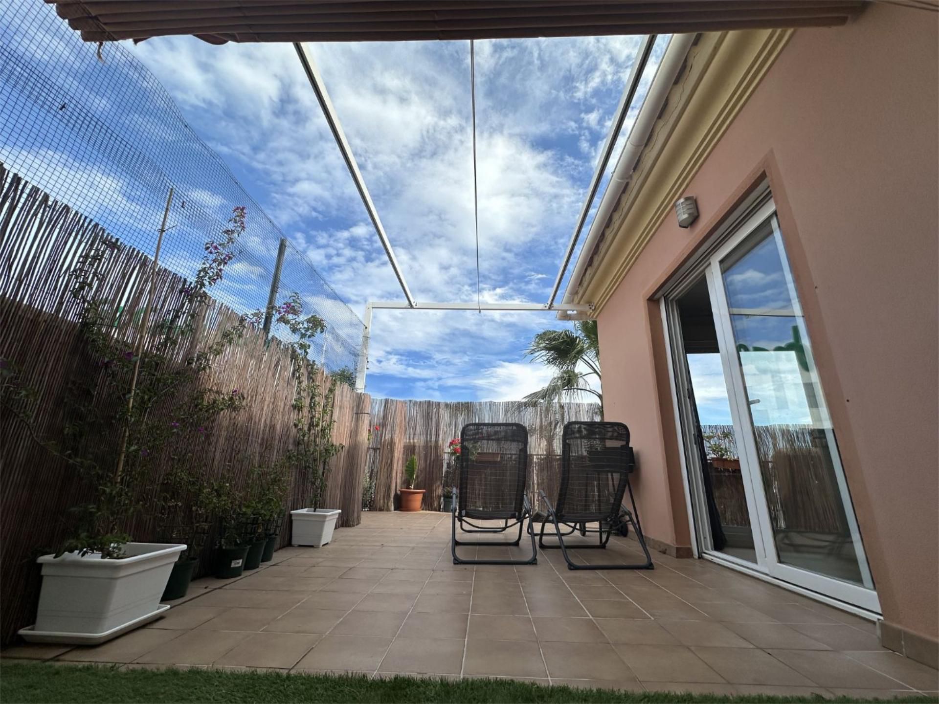 Terrace of Flat for sale in Mijas  with Air Conditioner, Heating and Parquet flooring