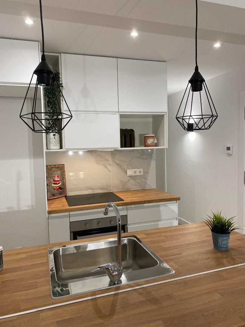 Kitchen of Flat for rent in Súria  with Heating, Oven and Balcony