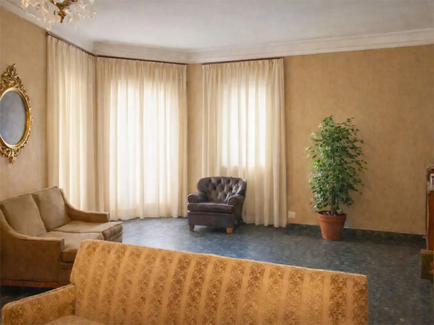 Wohnung zum Verkauf in Carrer els Alçamora, 7, Santa Rosa Wohnzimmer von Wohnung zum Verkauf in Alcoy / Alcoi mit Klimaanlage, Heizung und Privatgarten
