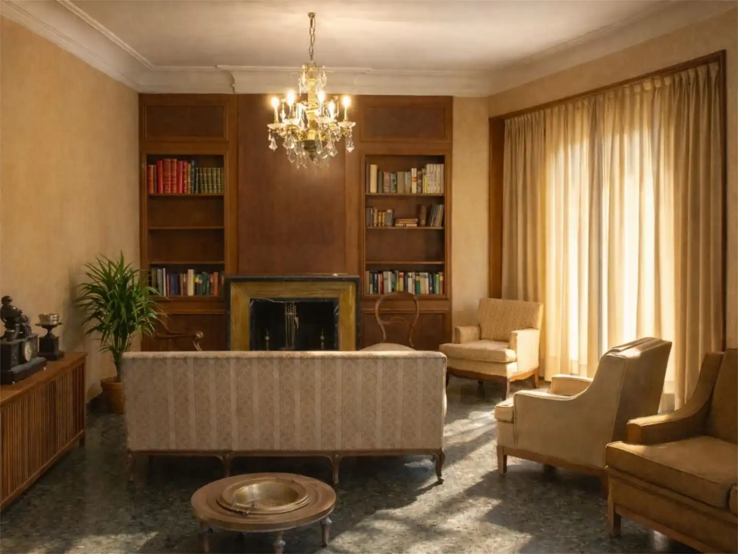 Wohnung zum Verkauf in Carrer els Alçamora, 7, Santa Rosa Wohnzimmer von Wohnung zum Verkauf in Alcoy / Alcoi mit Klimaanlage, Heizung und Privatgarten