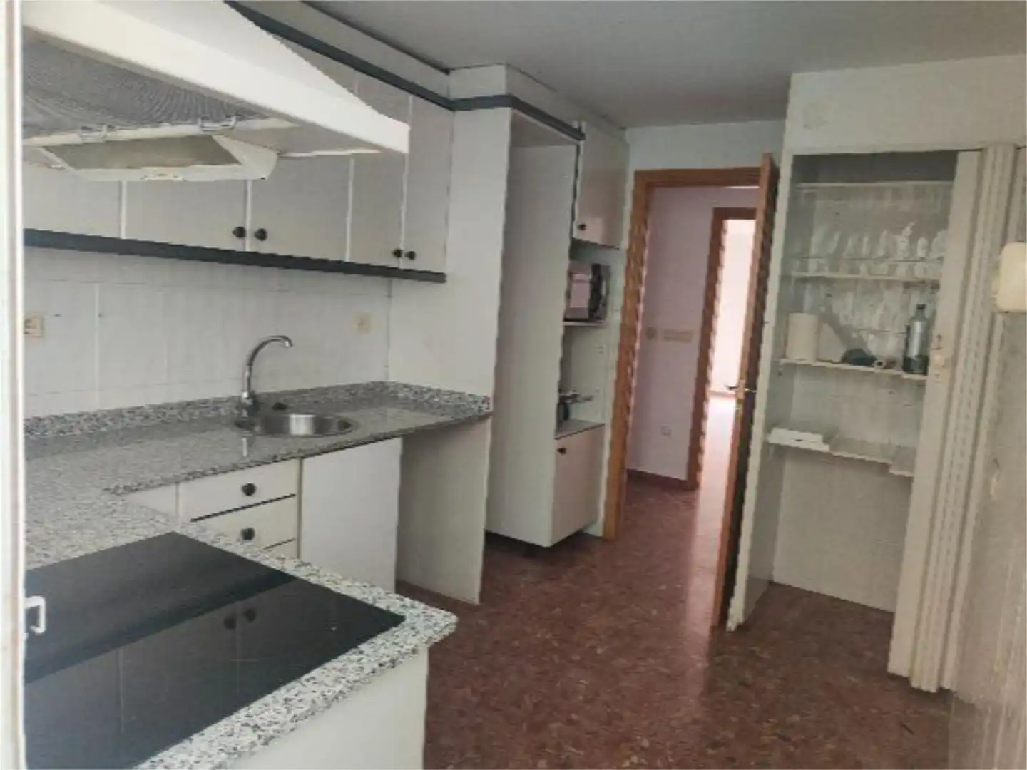 Cuina de Pis de lloguer en Gandia amb Aire condicionat i Balcó
