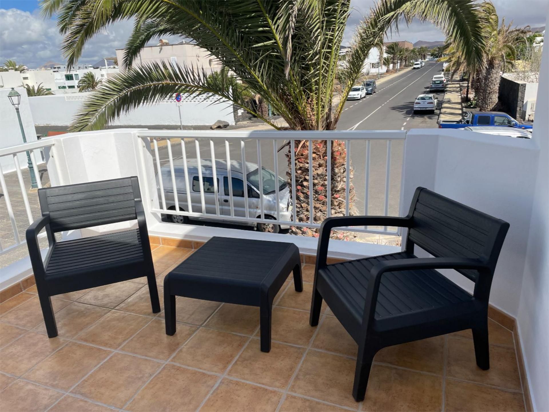 Terraza de Piso de alquiler en Teguise con Amueblado y Balcón