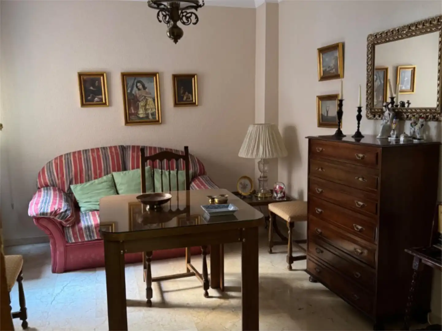 Living room of Flat for sale in  Granada Capital  with Air Conditioner and Terrace
