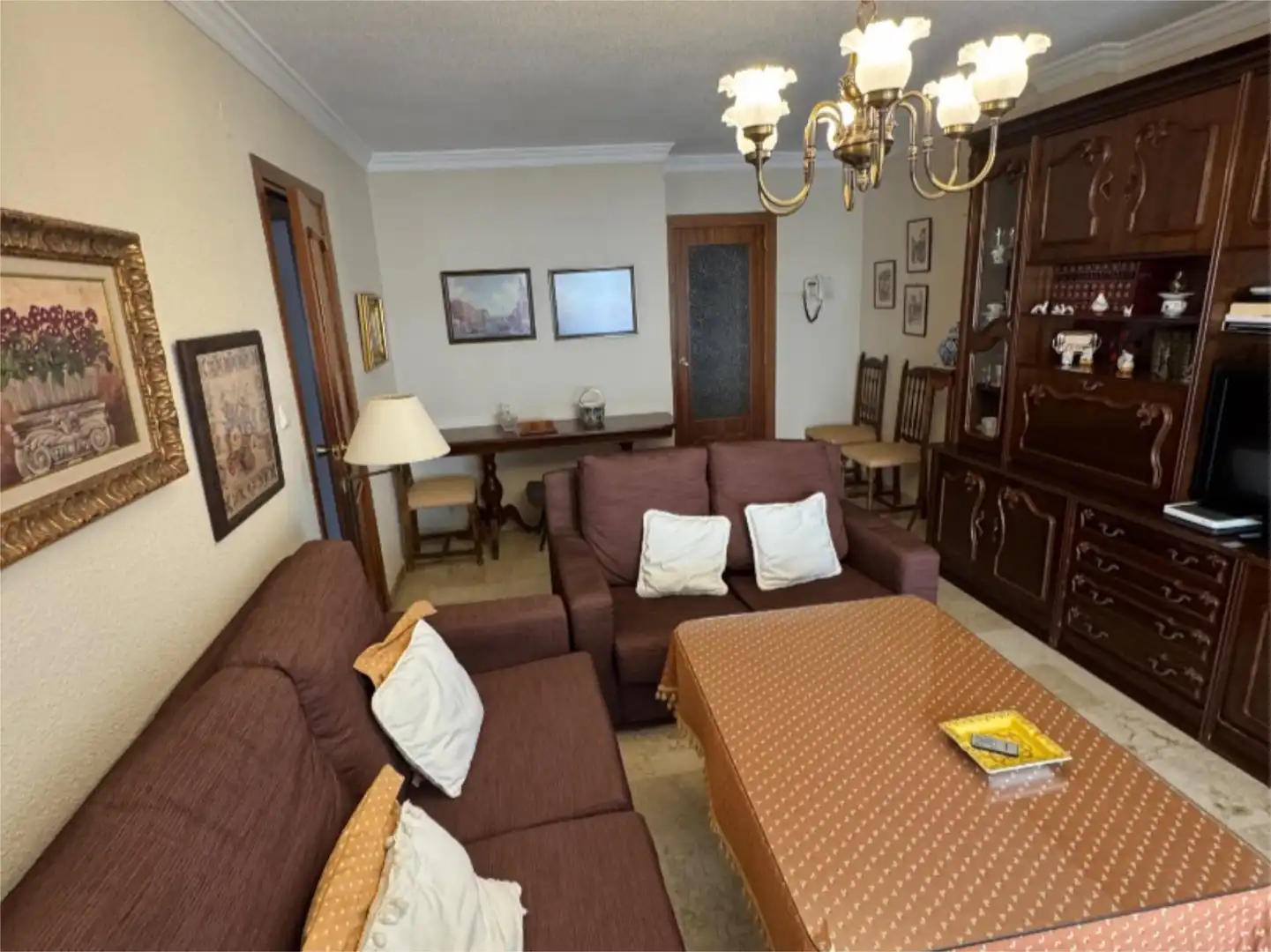 Living room of Flat for sale in  Granada Capital  with Air Conditioner and Terrace