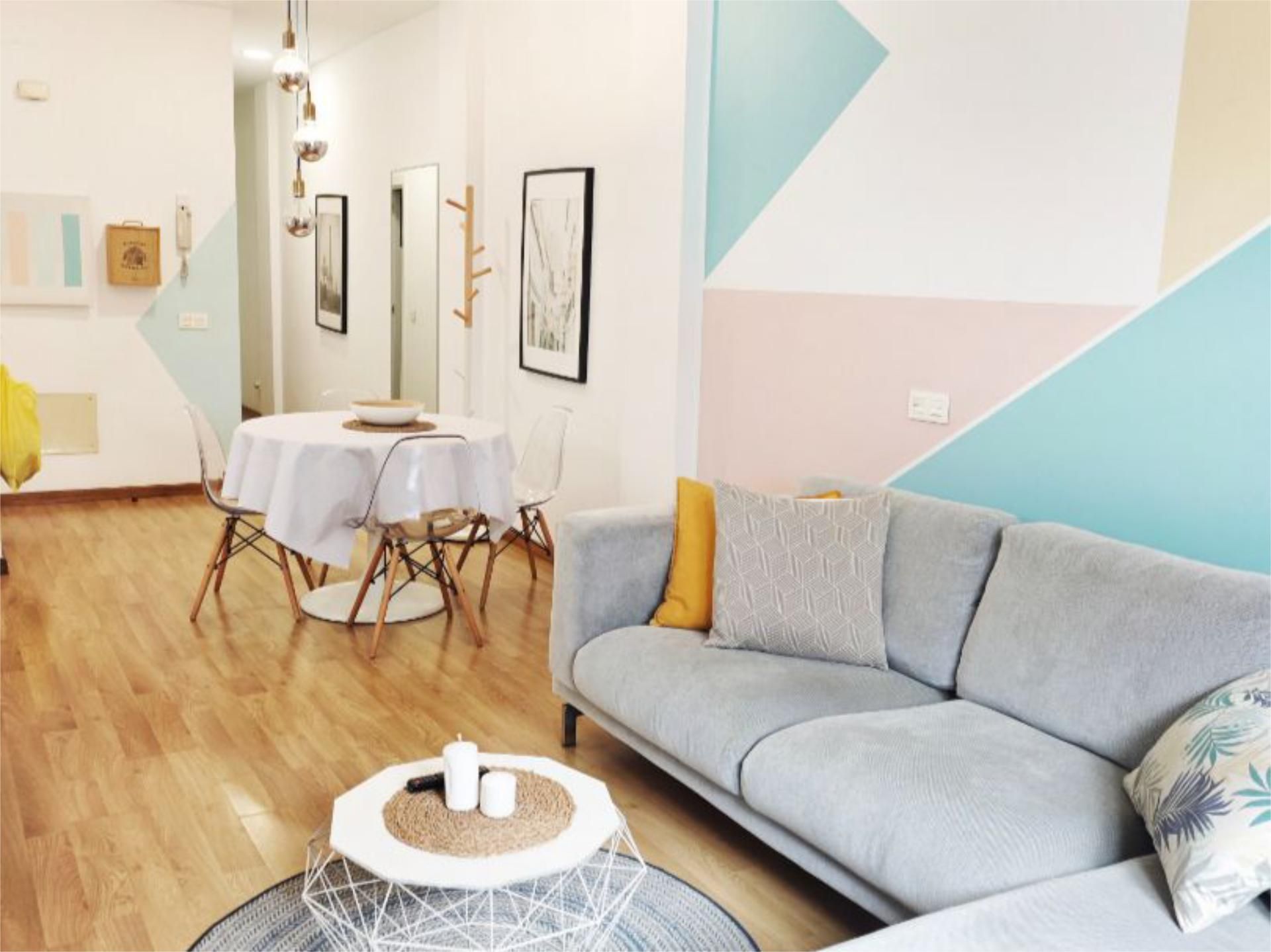 Living room of Flat for rent in Las Palmas de Gran Canaria  with Parquet flooring and Furnished