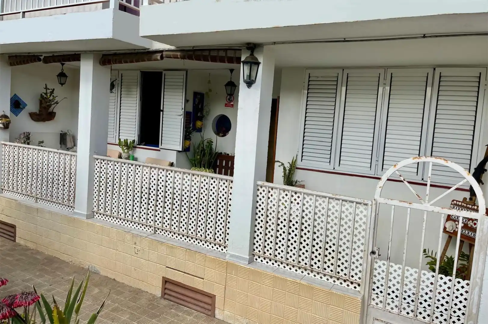 Exterior view of Flat for sale in La Oliva  with Heating, Terrace and Furnished