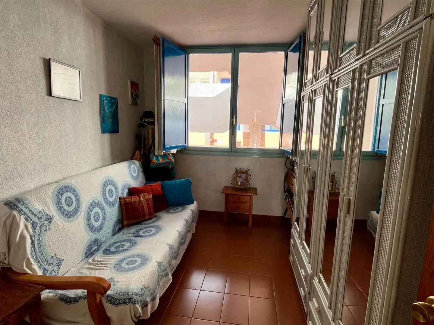Bedroom of Flat for sale in La Oliva  with Heating, Terrace and Furnished