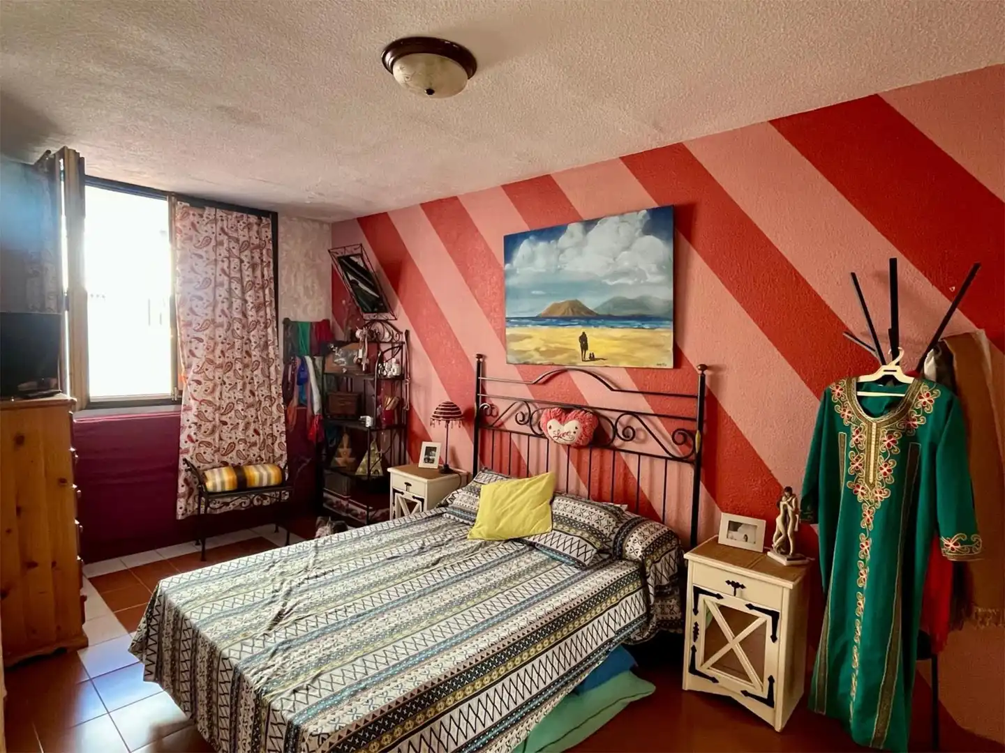 Bedroom of Flat for sale in La Oliva  with Heating, Terrace and Furnished
