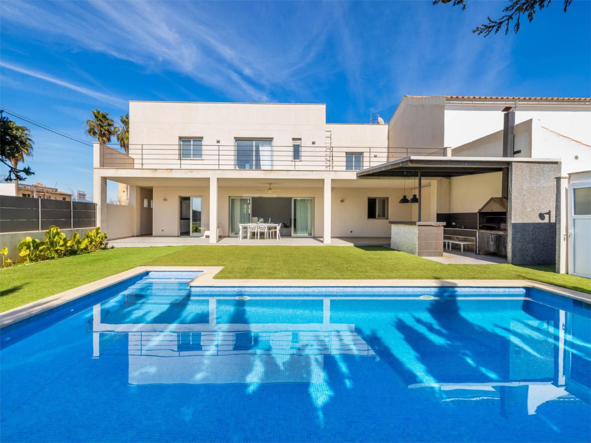 Vista exterior de Casa o chalet en venta en  Palma de Mallorca con Aire acondicionado, Jardín privado y Parquet