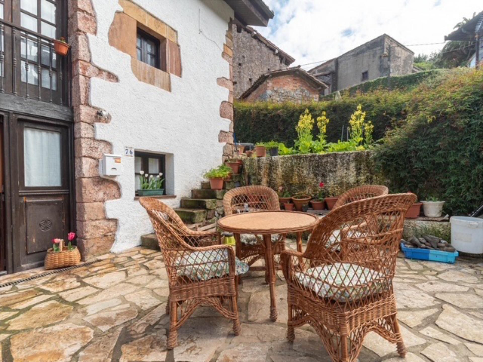 Terraza de Finca rústica de alquiler en Colunga con Jardín privado, Parquet y Terraza