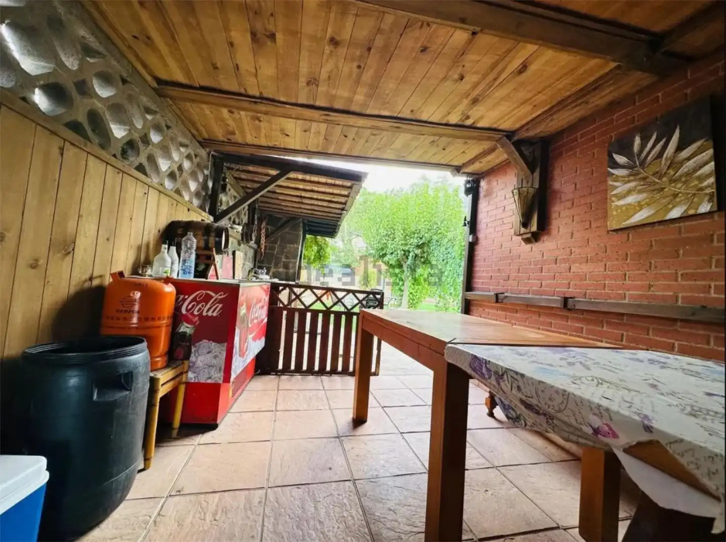 Terraza de Casa o chalet para compartir en Cadrete con Calefacción, Jardín privado y Parquet