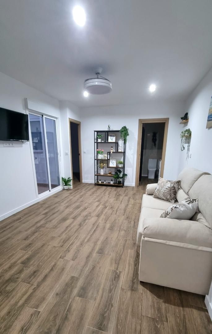 Sala de estar de Piso de alquiler en Mislata con Aire acondicionado, Parquet y Amueblado