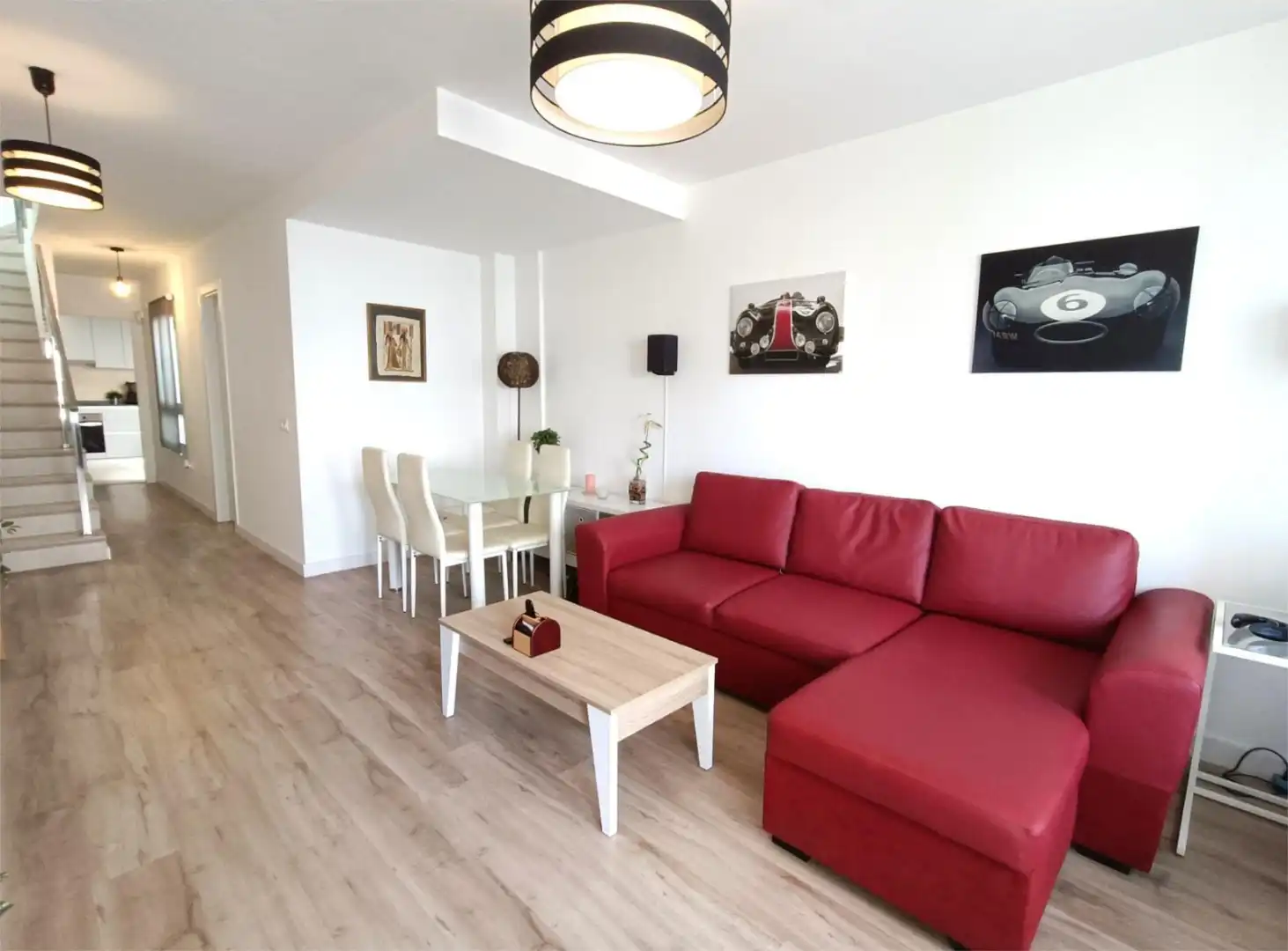 Dúplex en venda a Calle de Jesús Soto Morales, 34, San Francisco Javier - Argana Baja Sala d'estar de Dúplex en venda en Arrecife amb Aire condicionat, Calefacció i Parquet