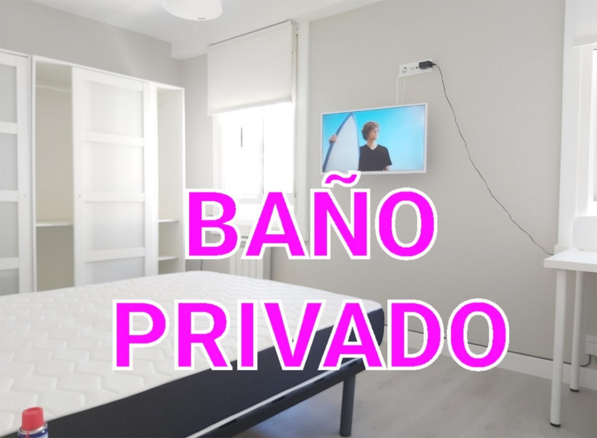 Schlafzimmer von Wohnung zur untervermieten in A Coruña Capital  mit Heizung, Parkett und Möbliert