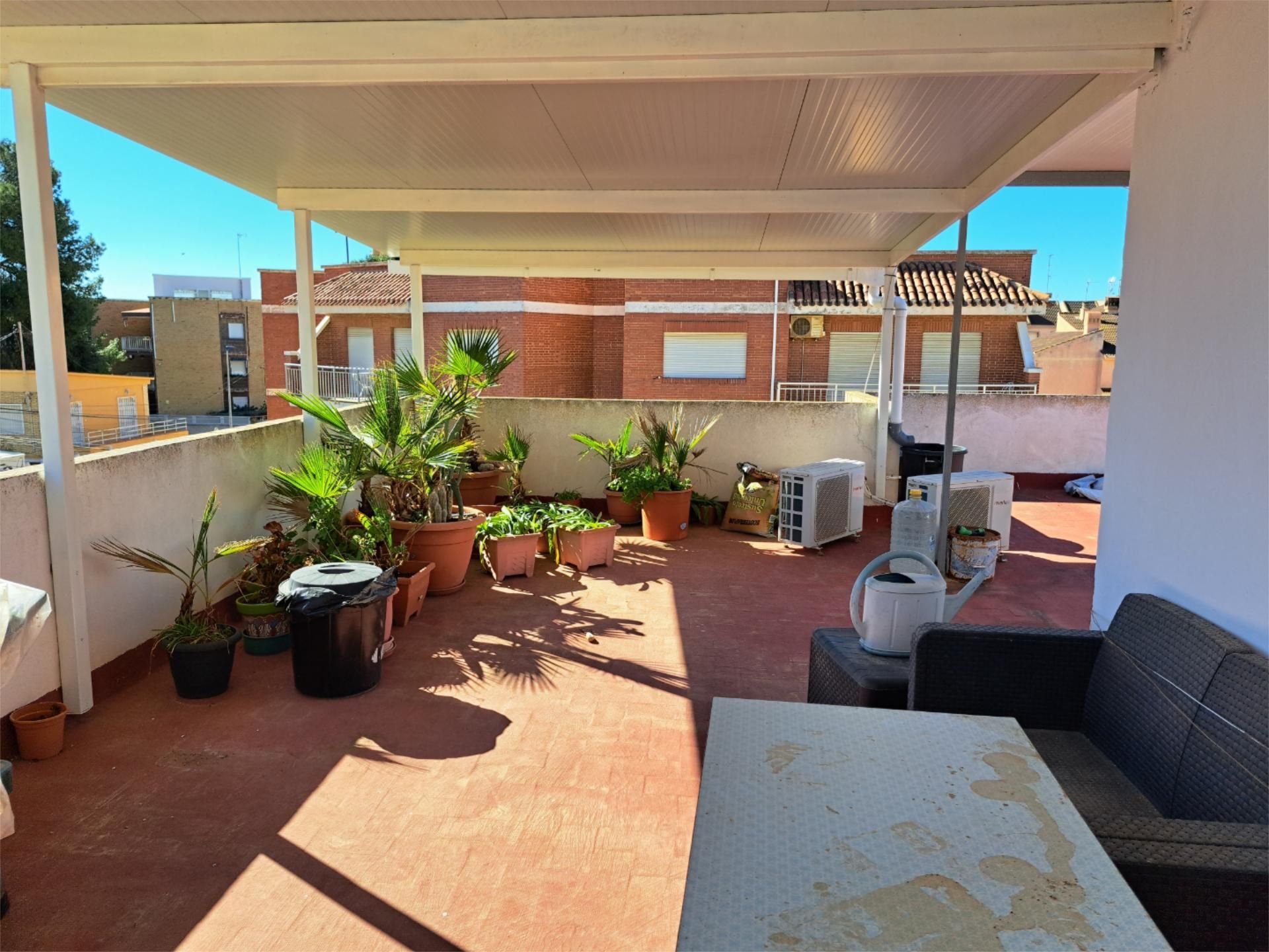 Terrace of Flat for sale in San Javier  with Air Conditioner, Heating and Private garden