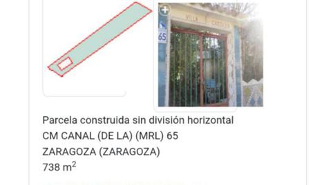Foto 2 de Finca rústica en venta en Camino de la Canal, 65, Miralbueno,  Zaragoza Capital